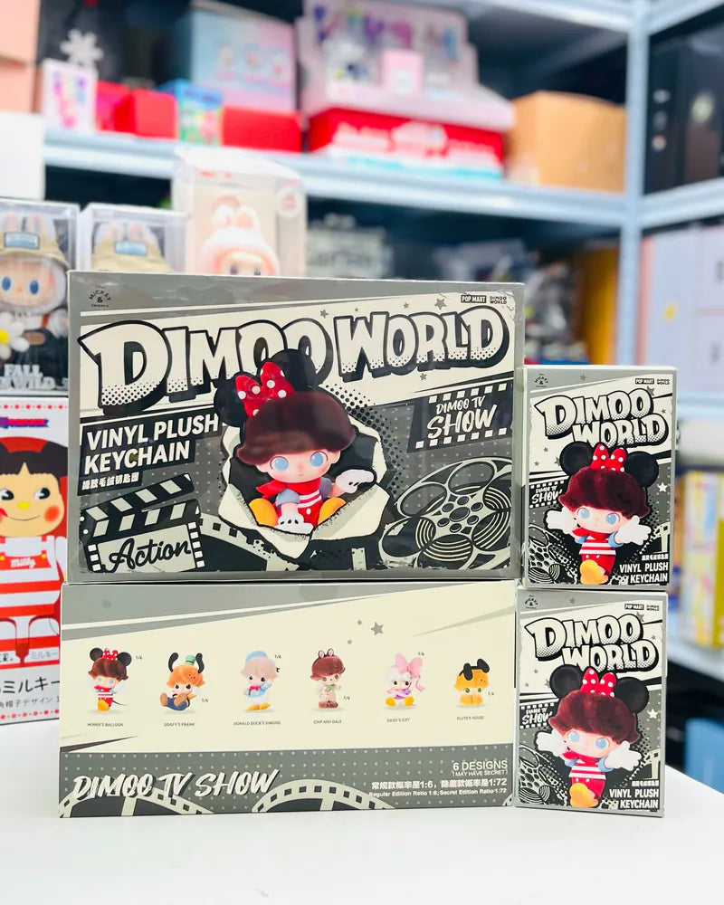 DIMOO WORLD × DISNEY Series-Vinyl Plush Keychain Blind Box - BlindBOX