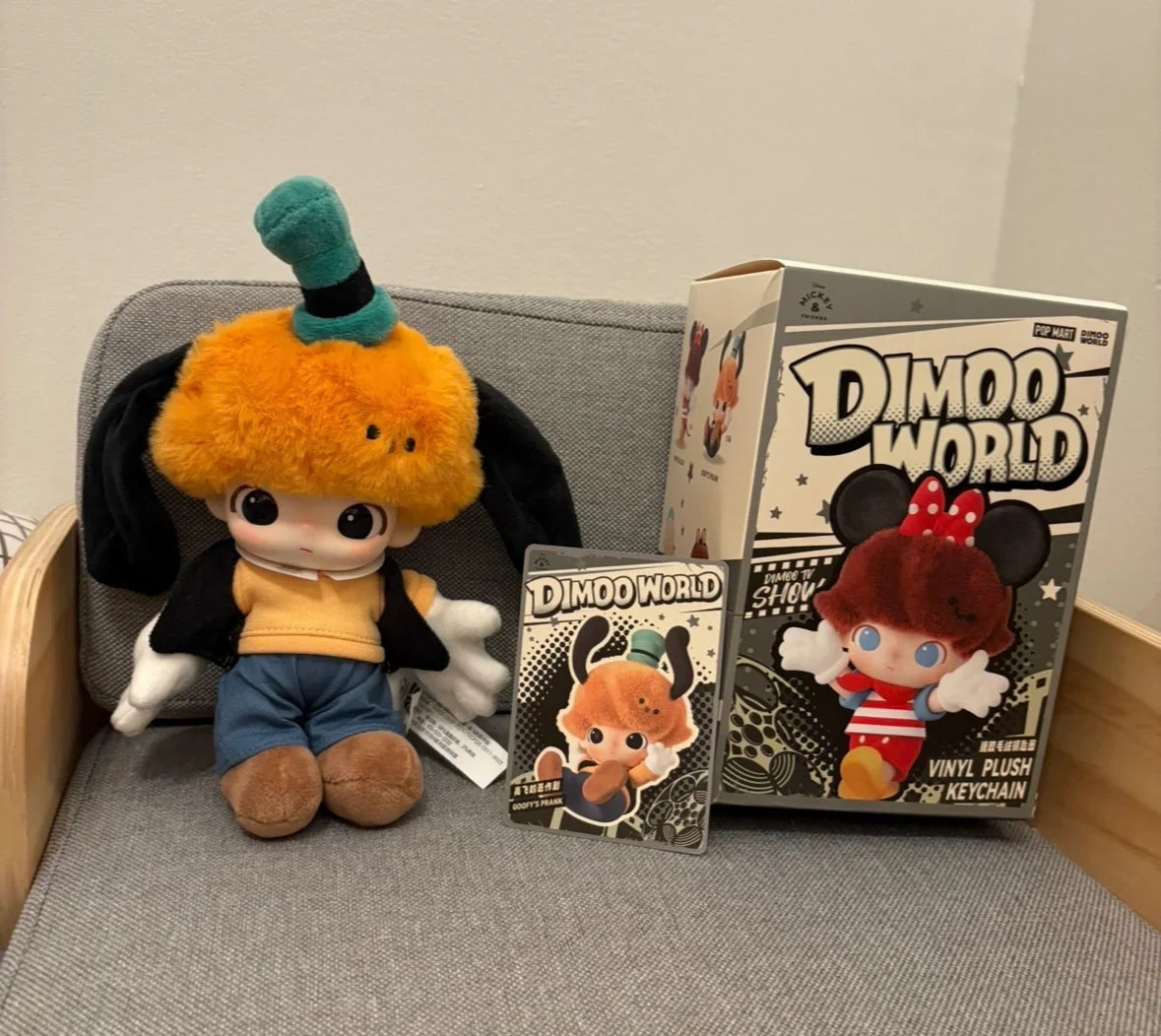 DIMOO WORLD × DISNEY Series-Vinyl Plush Keychain Blind Box - BlindBOX