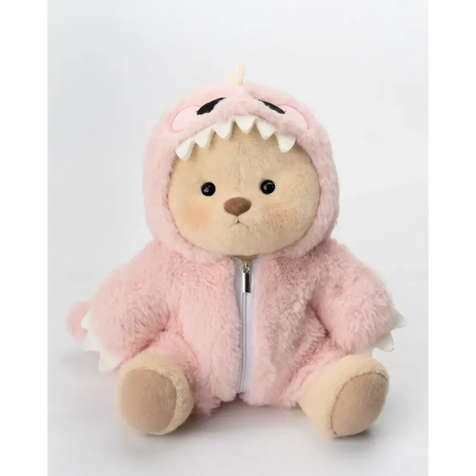 Kissa-Teddy® in pink Dino costume - Surprey