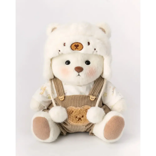 Kissa-Teddy® with white hat - Surprey