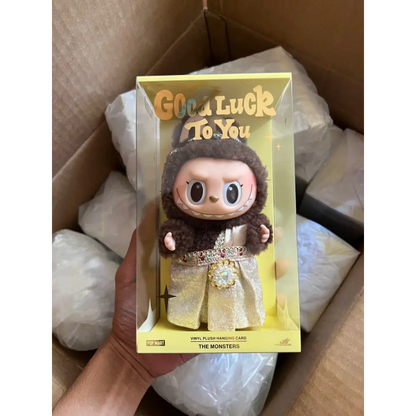 the monsters - best of luck vinyl plush doll Labubu – Good Luck to You Vinyl Figure