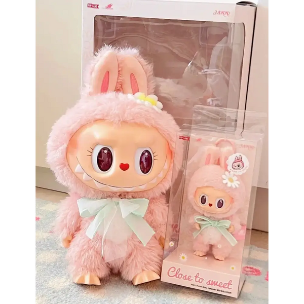 【海外限定品】Mokoko CloseToSweet LABUBU ぬいぐるみ Pop Mart Labubu Mokoko Close to Sweet Vinyl Plush Pendant - US