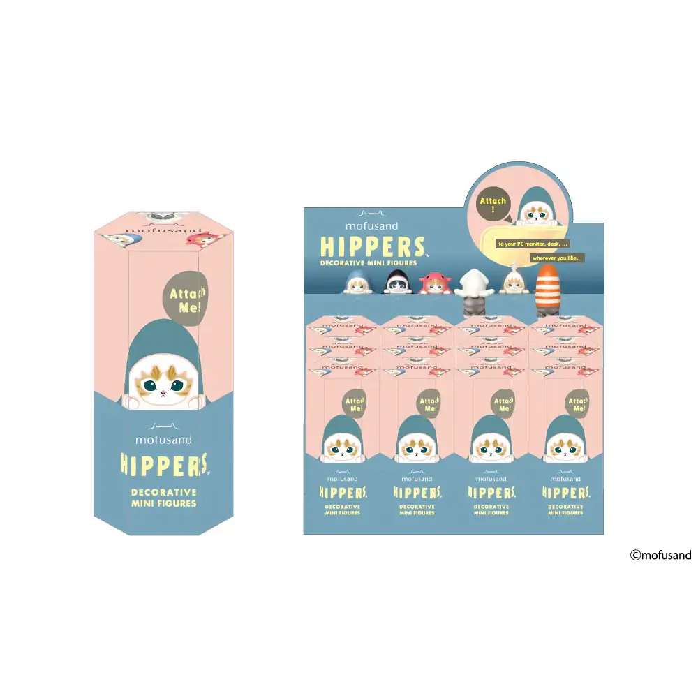 Mofusand Hippers Mini Figuren REPLIKA VERSION - Surprey