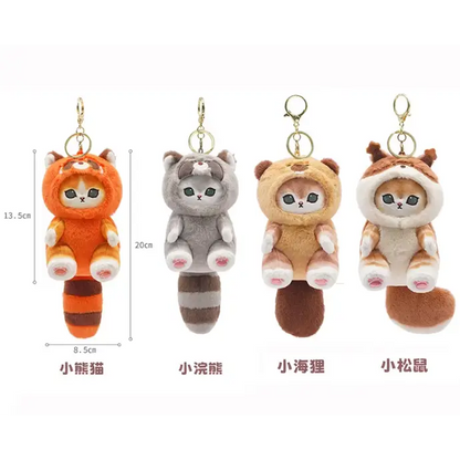 Mofusand Long-tailed Animals Series Keychain - Surprey