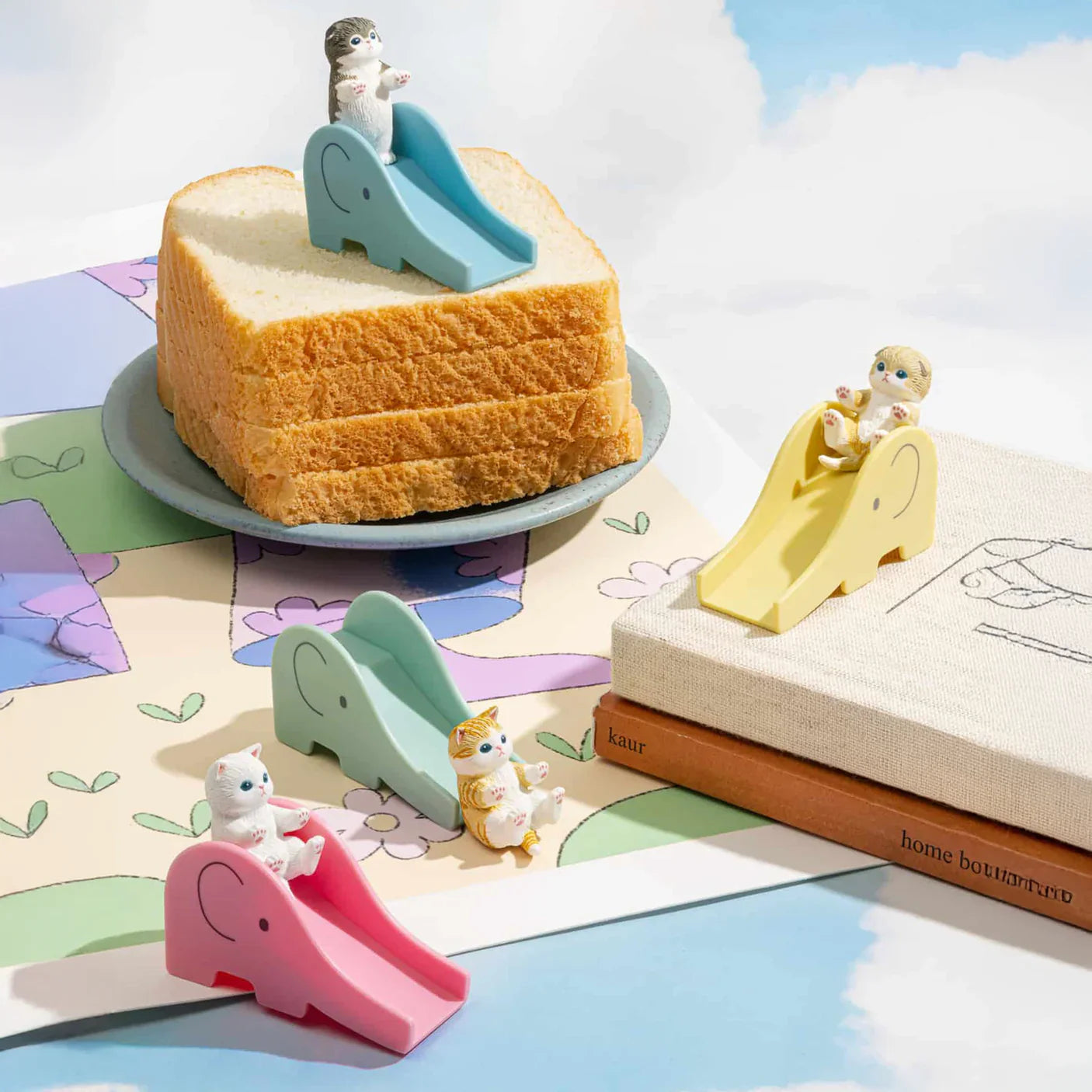 Mofusand Premium Series Cats on Slides Blind Box