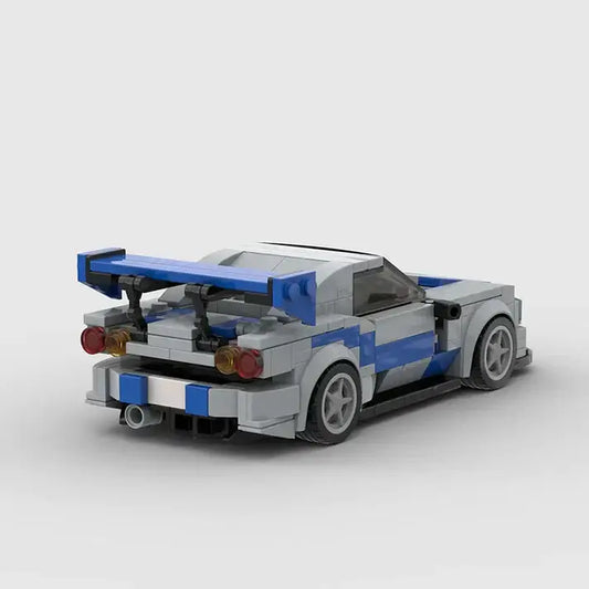 Nissan Skyline R34 building block car - Surprey