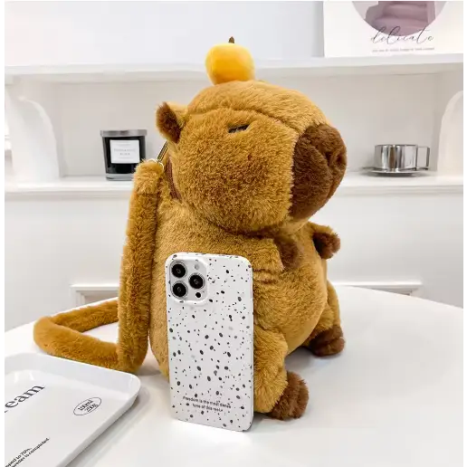 Plush Backpack Capybara - Surprey