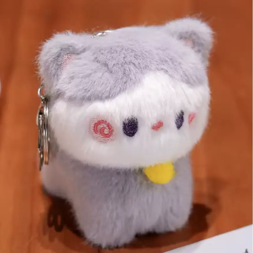 Plush keychains – Capybara, dog & cat - Surprey