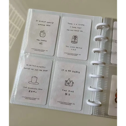 Premium 4-pocket toploader binder for card collectors - Surprey