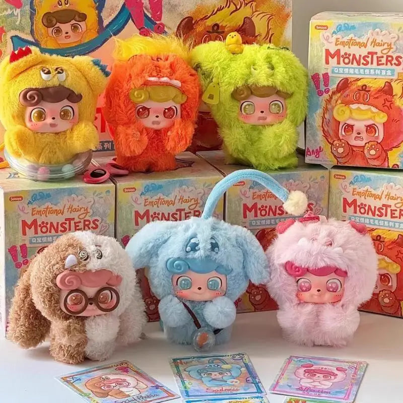 Q Kid Emotional Hairy Monsters Series Plüsch Blindbox (Pre Sale) - Surprey