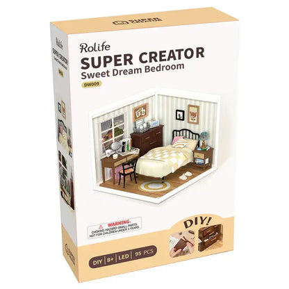 Rolife Sweet Dream Bedroom – DIY Miniaturhaus DW009 - Surprey