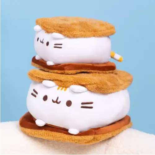 Sandwich Cookie Fat Cat Plush Toy - Surprey