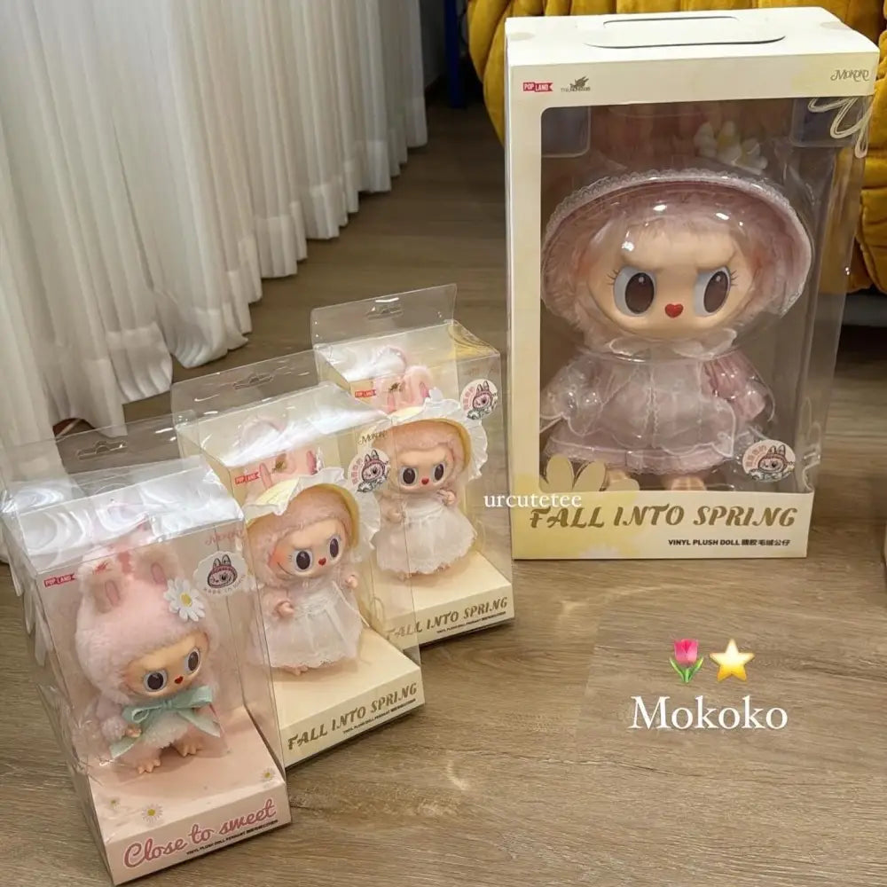 The Monsters Labubu – Mokoko Fall Into Spring Vinyl Plush Doll - Surprey