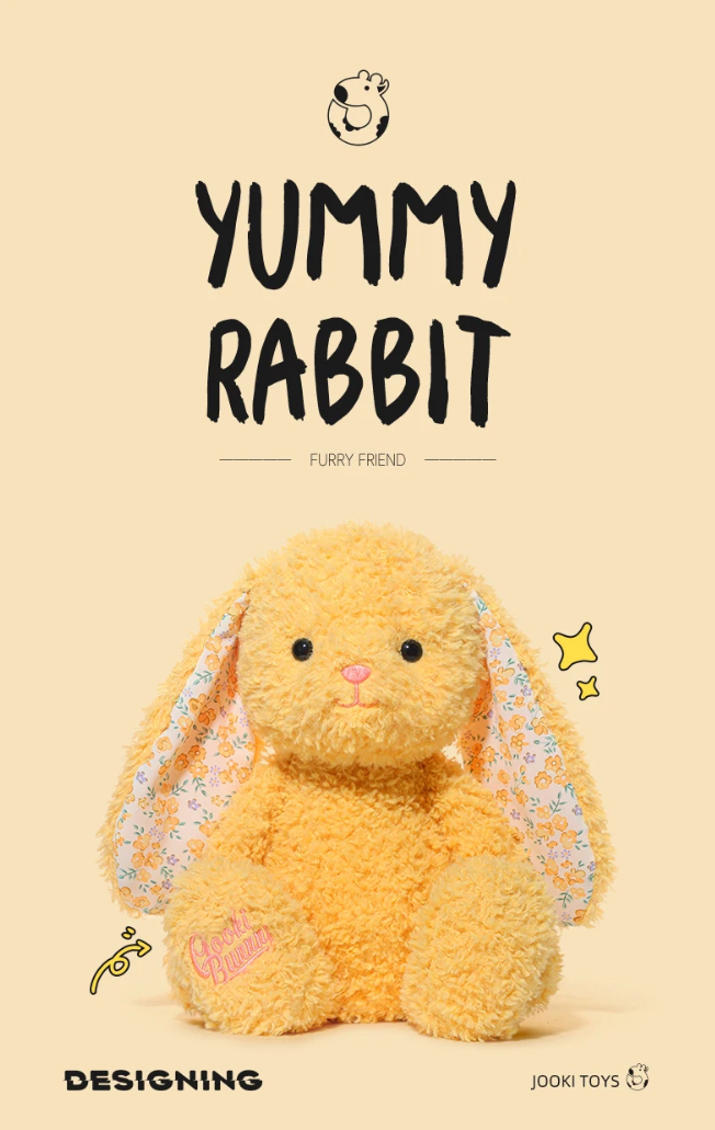 Jooki original délicieux lapin citron dafu peluche